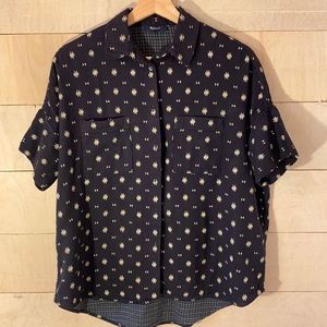 Madewell Courier Shirt Orsa Print XS